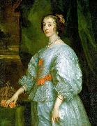 Anthony Van Dyck Queen Henrietta Maria, London 1632 oil
